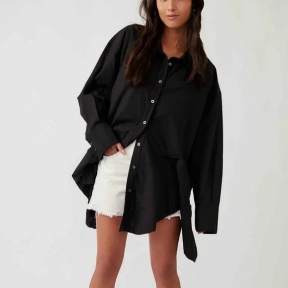 Free People Tops - NWOT Free People Freya Poplin Tunic